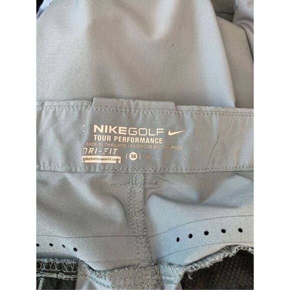 Nike Golf Tour Performance Men's Golf Shorts Size 36 Blue DRI-FIT Stretch Logo - Picture 3 of 3